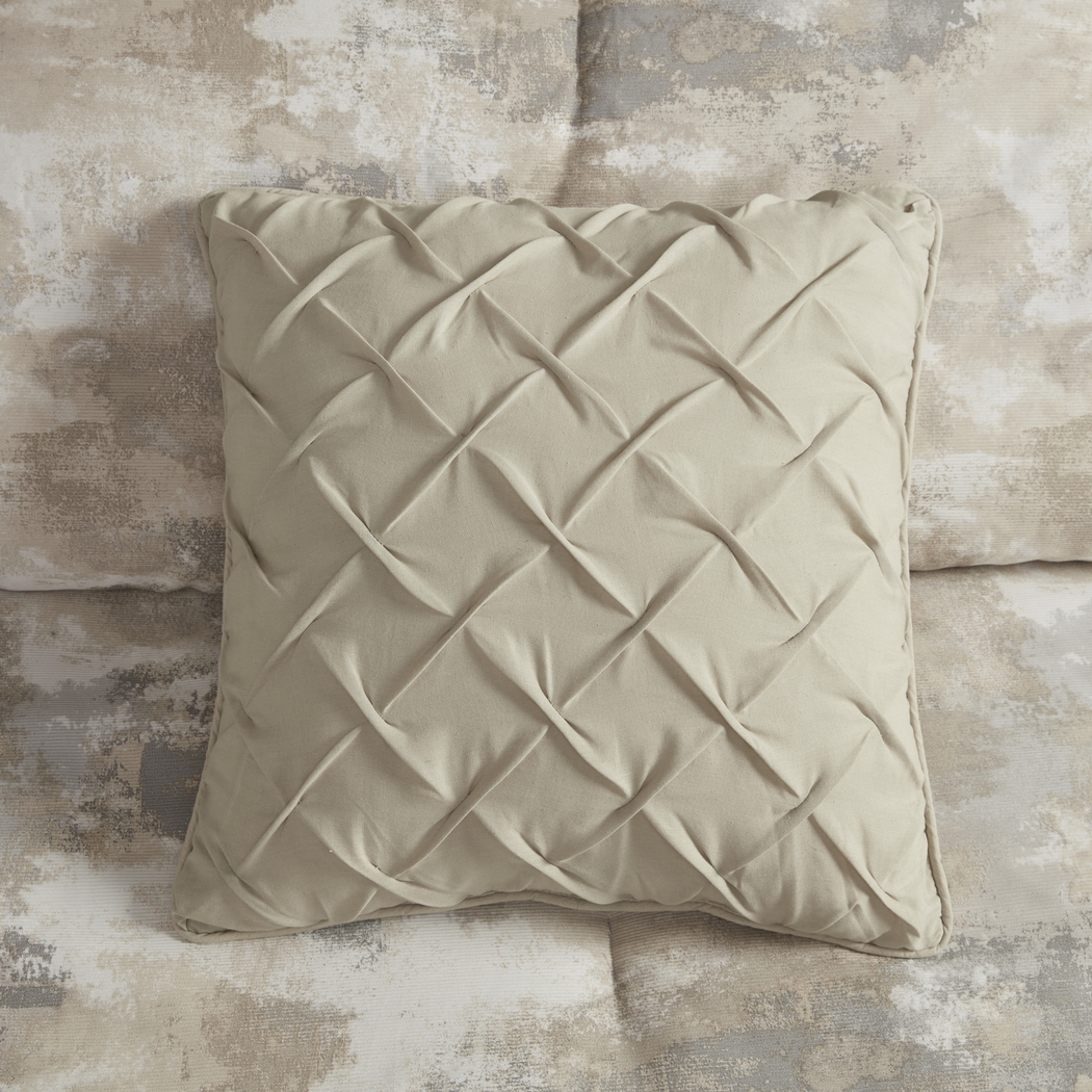 Sophora Gray 7 Pc Queen Comforter Set - Thumbnail - Image 9