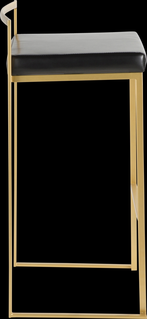 Sora Black Barstool, Set of 3 - Thumbnail - Image 4