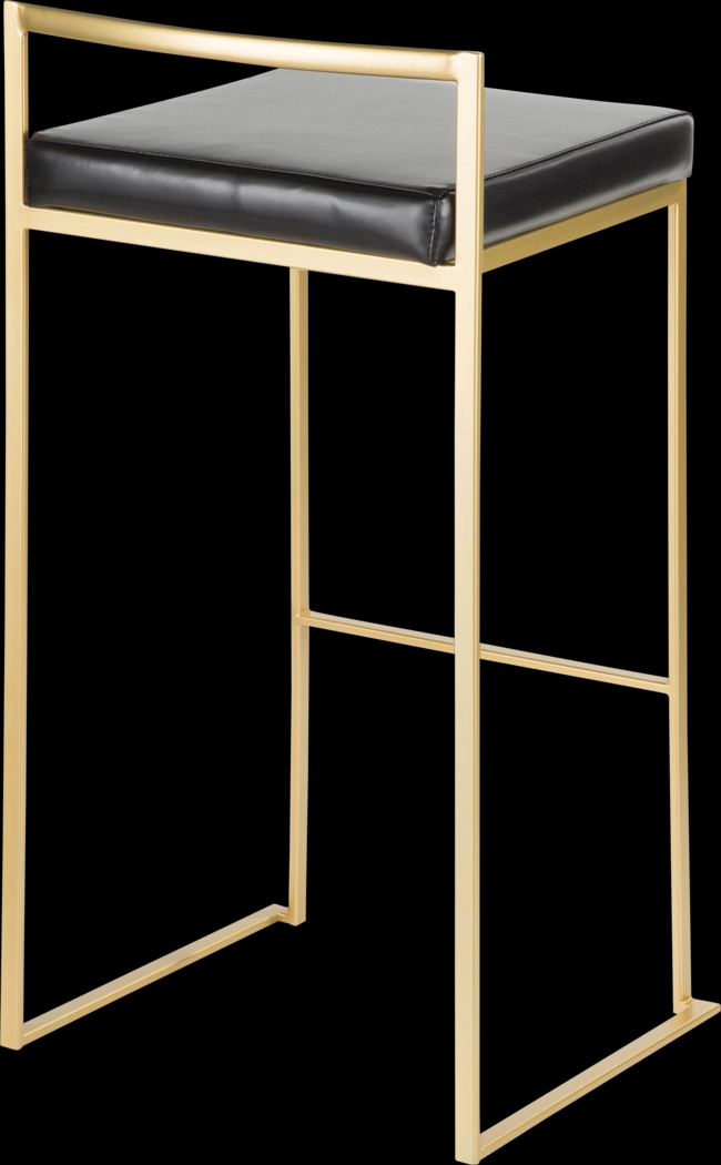 Sora Black Barstool, Set of 3 - Thumbnail - Image 5