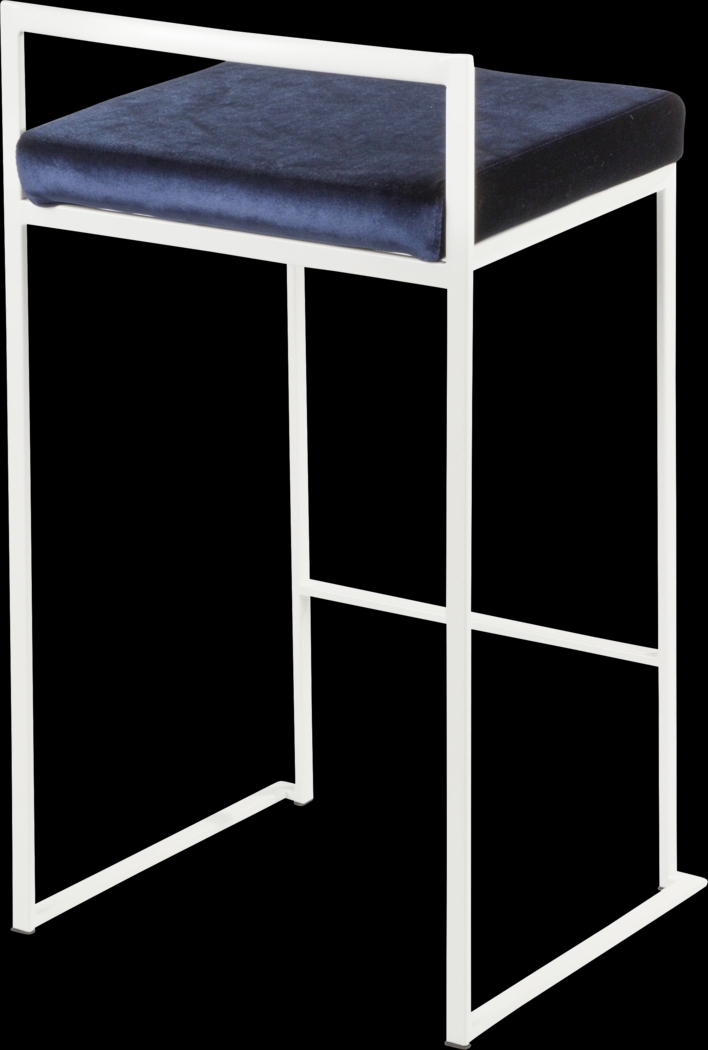 Sora Blue Counter Height Stool (Set of 2) - Thumbnail - Image 3