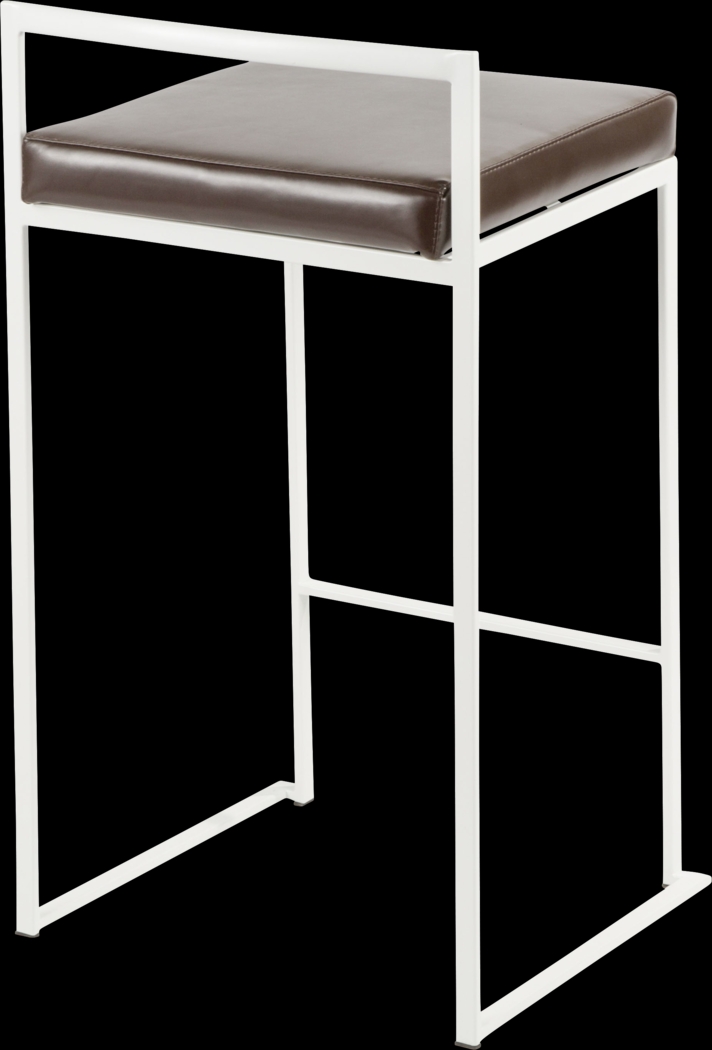 Sora Brown Counter Height Stool (Set of 2) - Thumbnail - Image 3