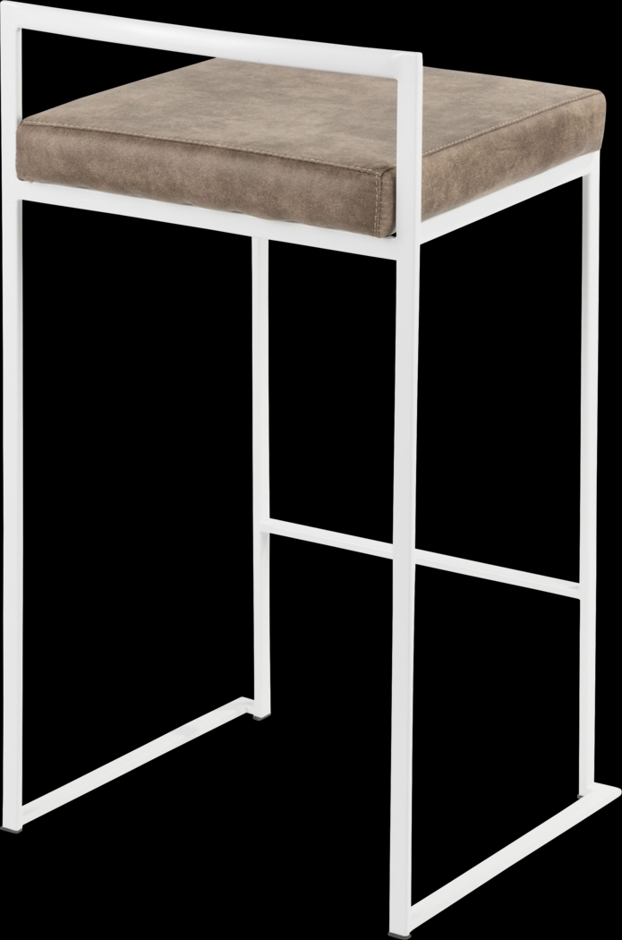 Sora Brown Counter Height Stool (Set of 2) - Thumbnail - Image 3