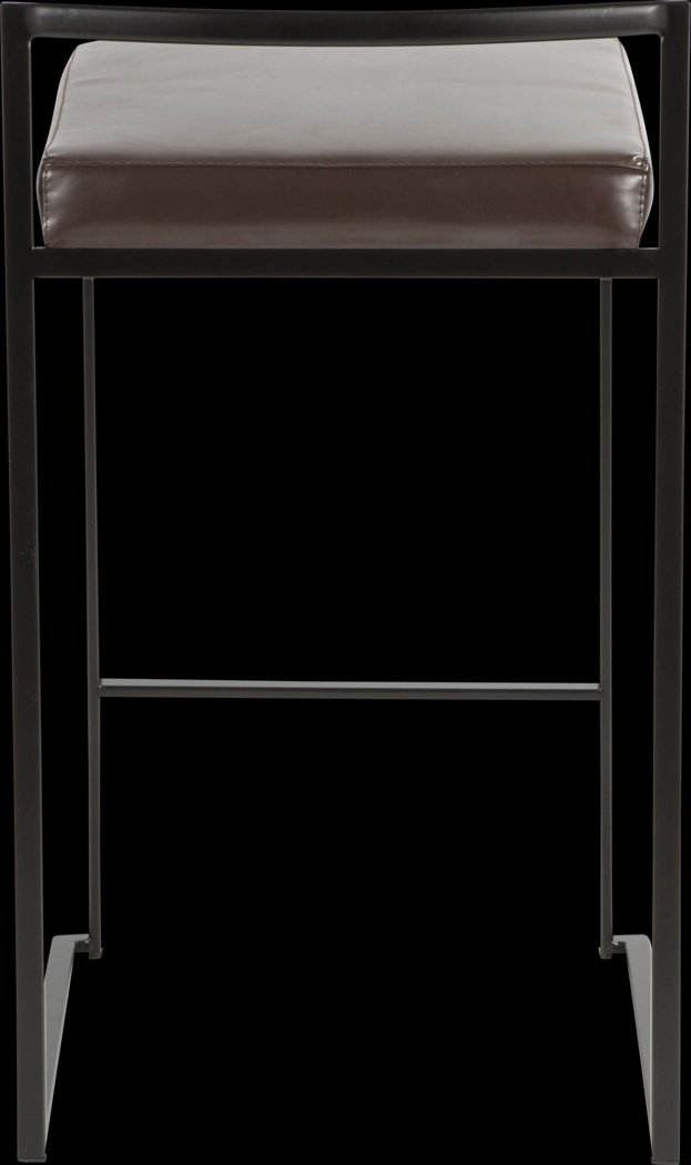 Sora II Brown Counter Height Stool, Set of 3 - Thumbnail - Image 9