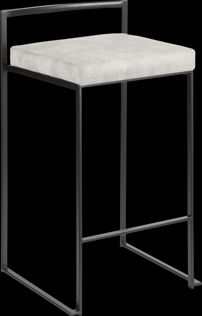 Sora II Gray Counter Height Stool, Set of 3 - Thumbnail - Image 5