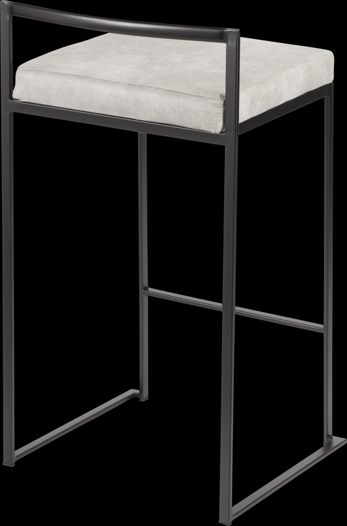 Sora II Gray Counter Height Stool, Set of 3 - Thumbnail - Image 7