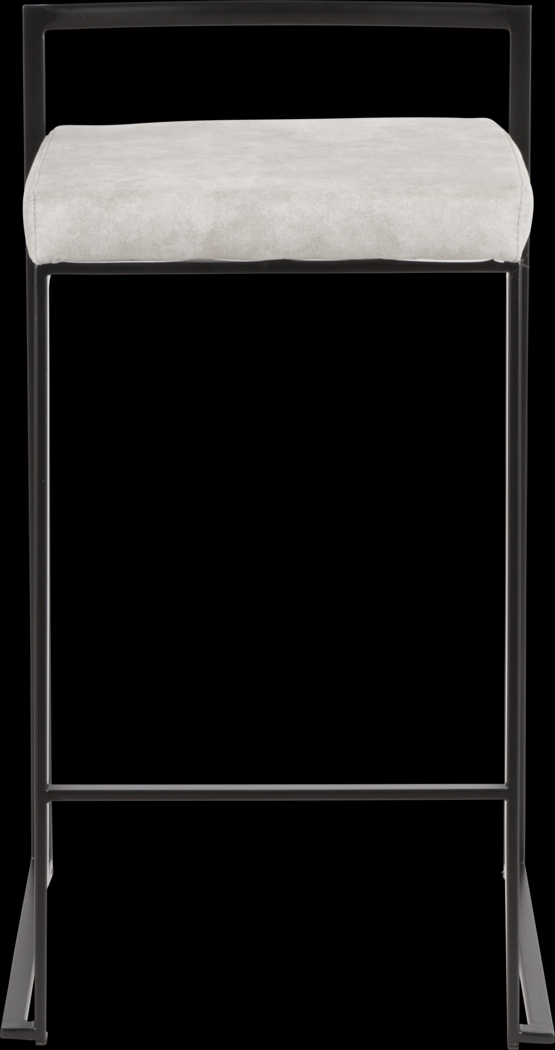 Sora II Gray Counter Height Stool, Set of 3 - Thumbnail - Image 9