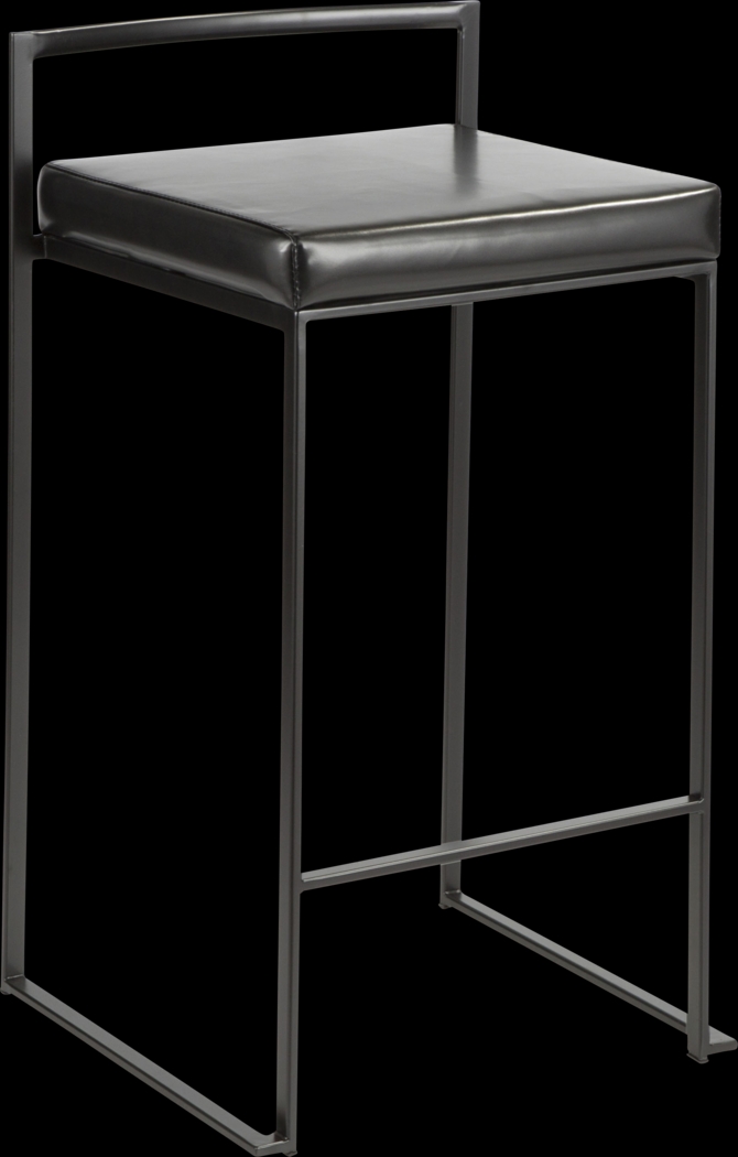 Sora III Black Chrome Counter Height Stool, Set of 3 - Thumbnail - Image 5