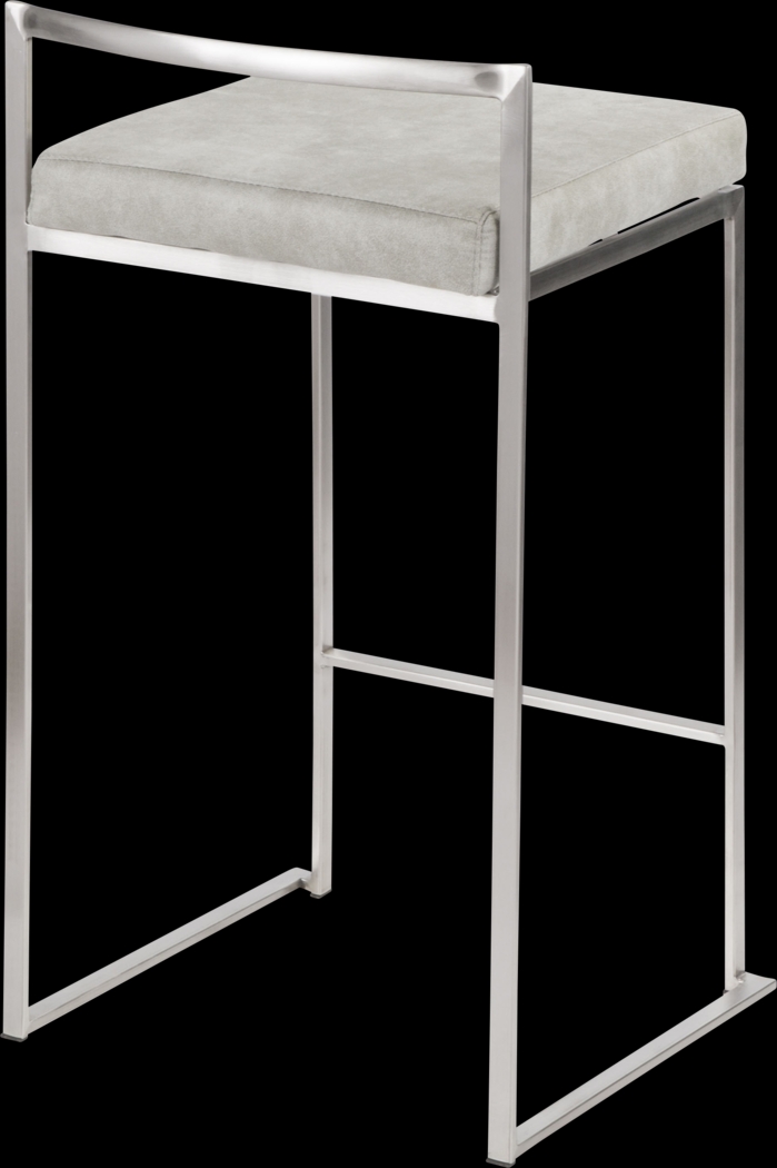 Sora III Gray Counter Height Stool, Set of 3 - Thumbnail - Image 11