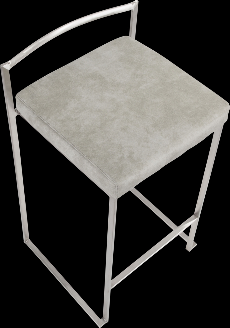 Sora III Gray Counter Height Stool, Set of 3 - Thumbnail - Image 14