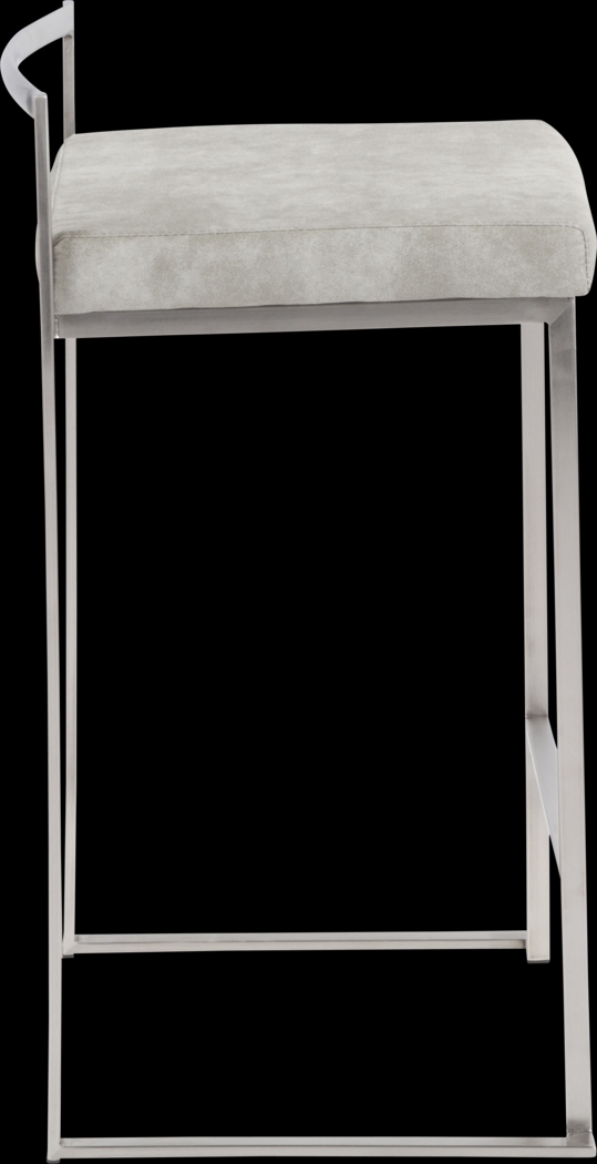 Sora III Gray Counter Height Stool, Set of 3 - Thumbnail - Image 10