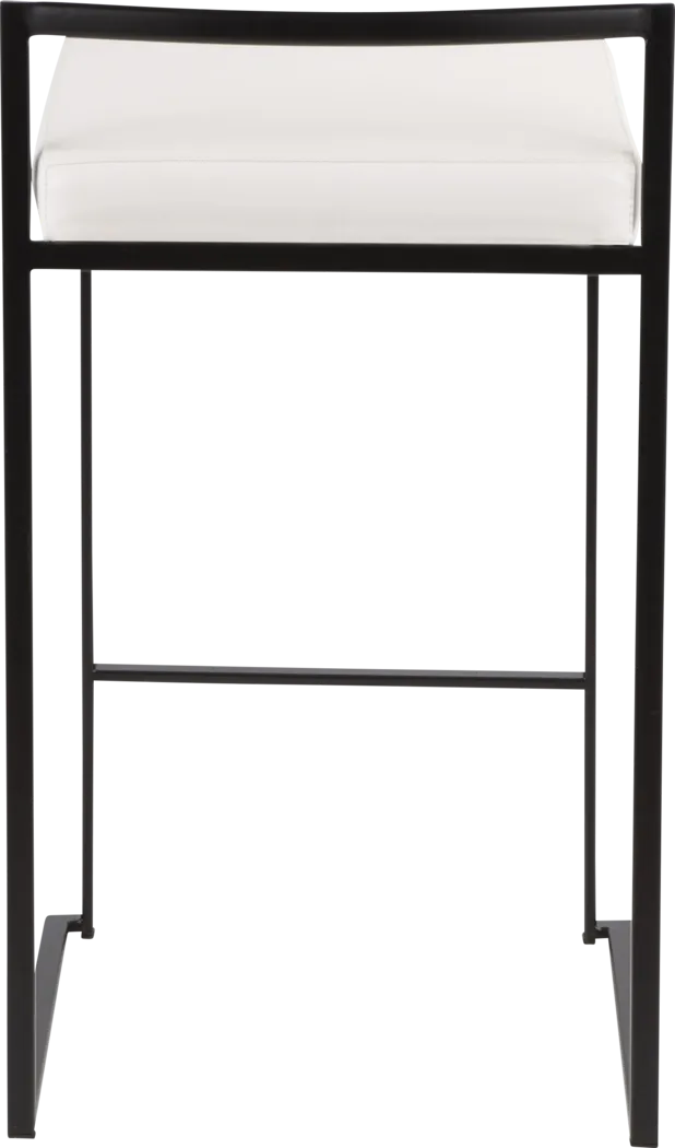 Sora III White Counter Height Stool, Set of 3 - Thumbnail - Image 8