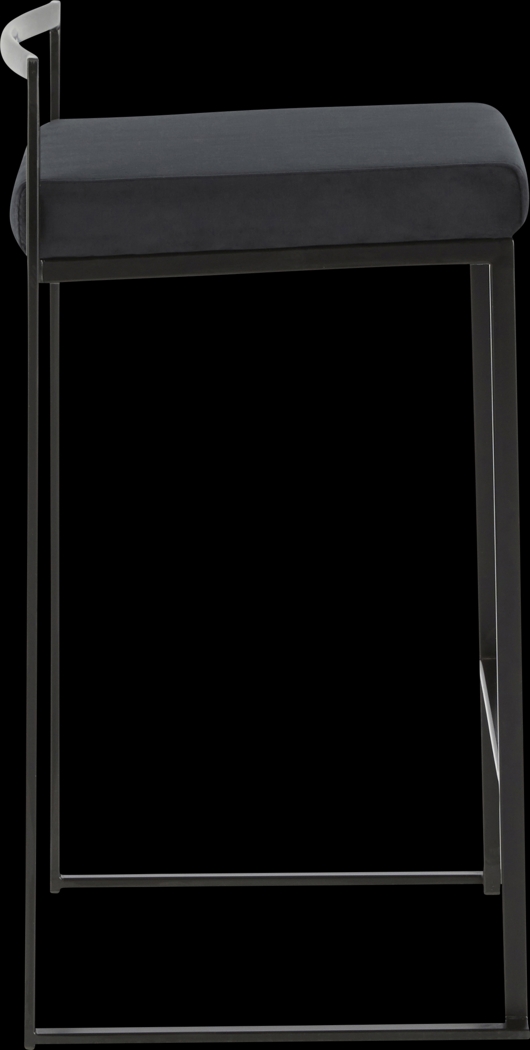 Sora IV Black Black Counter Height Stool, Set of 3 - Thumbnail - Image 6