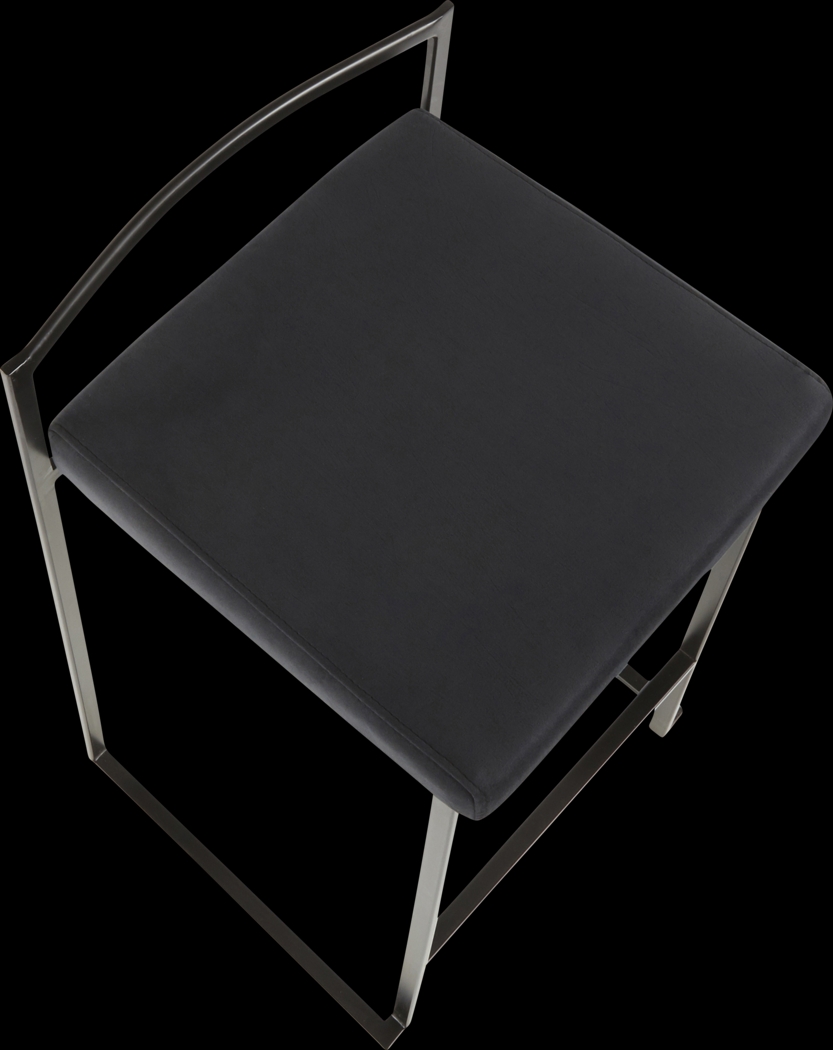 Sora IV Black Black Counter Height Stool, Set of 3 - Thumbnail - Image 10