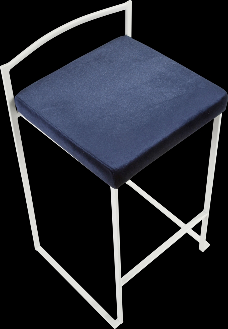 Sora IX Blue Counter Height Stool, Set of 3 - Thumbnail - Image 11