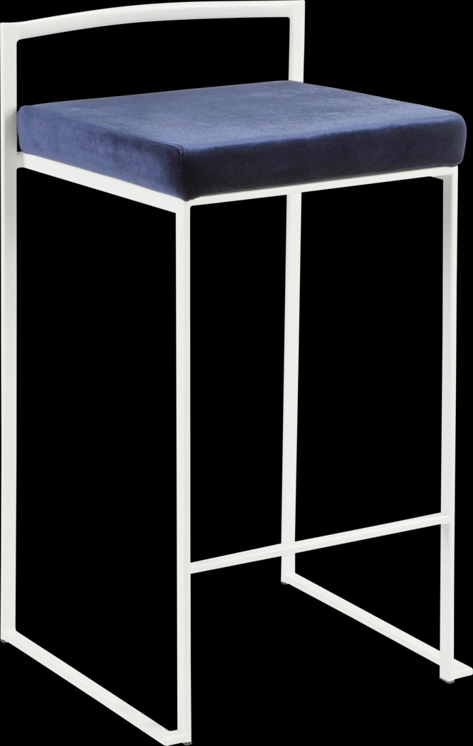 Sora IX Blue Counter Height Stool, Set of 3 - Thumbnail - Image 6