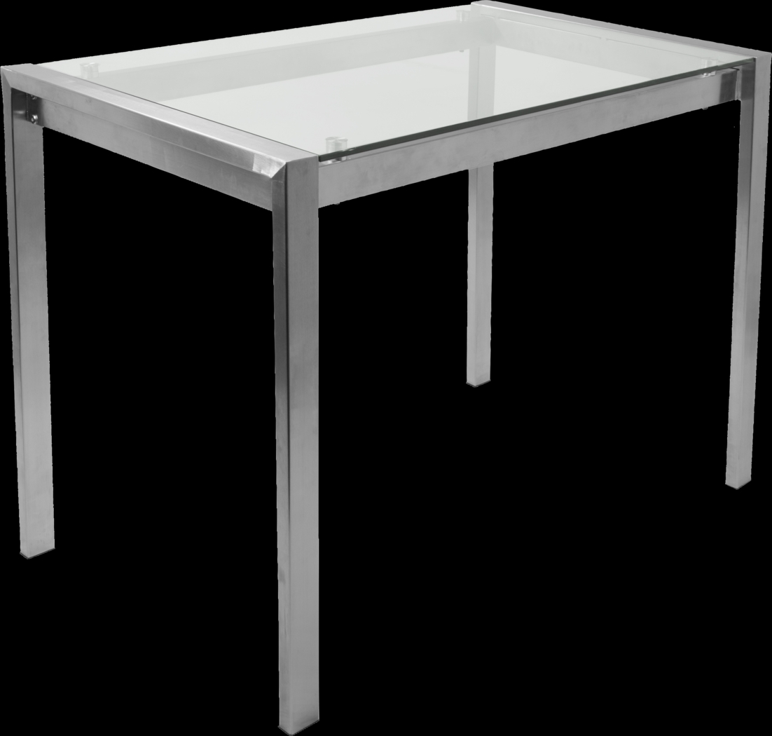 Sora Silver Counter Height Table - Thumbnail - Image 1