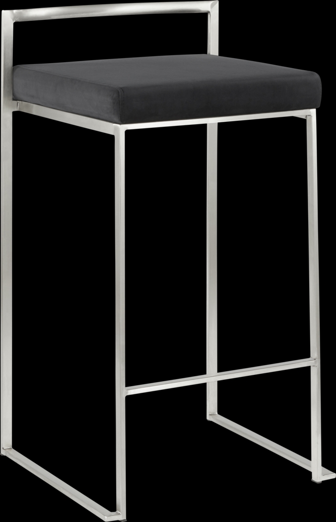 Sora V Black Counter Height Stool, Set of 3 - Thumbnail - Image 5