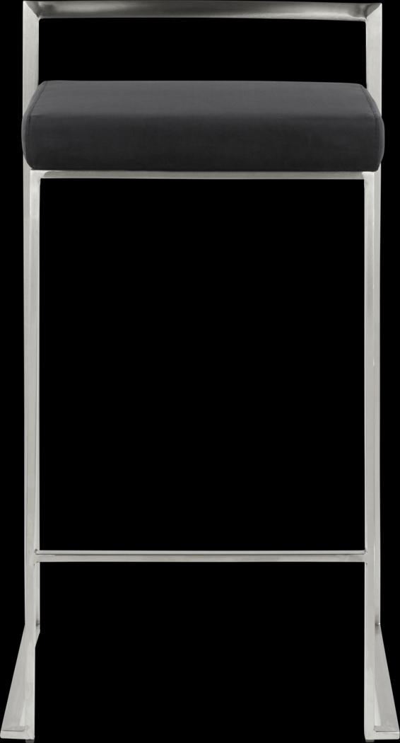 Sora V Black Counter Height Stool, Set of 3 - Thumbnail - Image 9