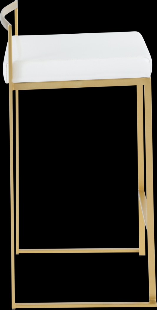 Sora VI White Counter Height Stool, Set of 3 - Thumbnail - Image 9