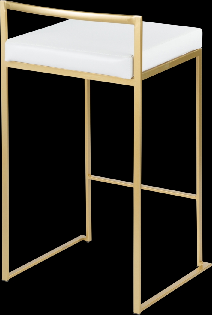 Sora VI White Counter Height Stool, Set of 3 - Thumbnail - Image 10