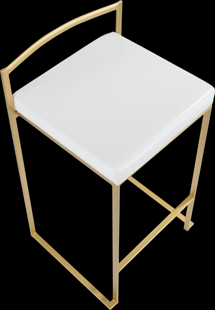 Sora VI White Counter Height Stool, Set of 3 - Thumbnail - Image 13