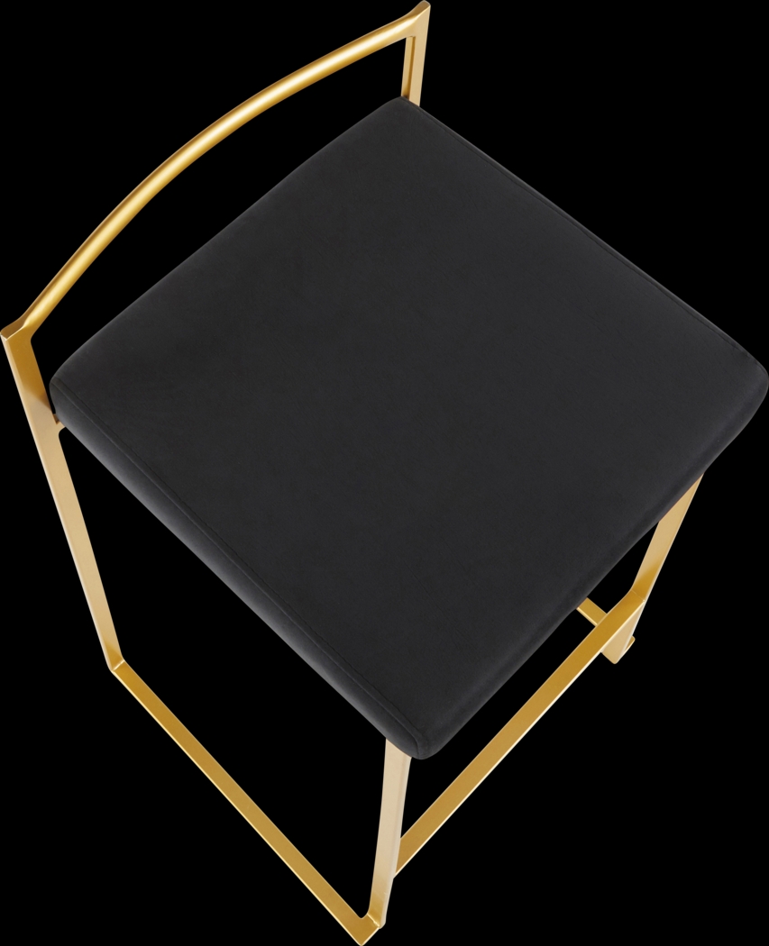 Sora VII Black Counter Height Stool, Set of 3 - Thumbnail - Image 10