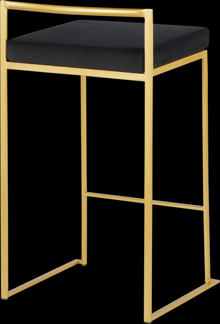 Sora VII Black Counter Height Stool, Set of 3 - Thumbnail - Image 7