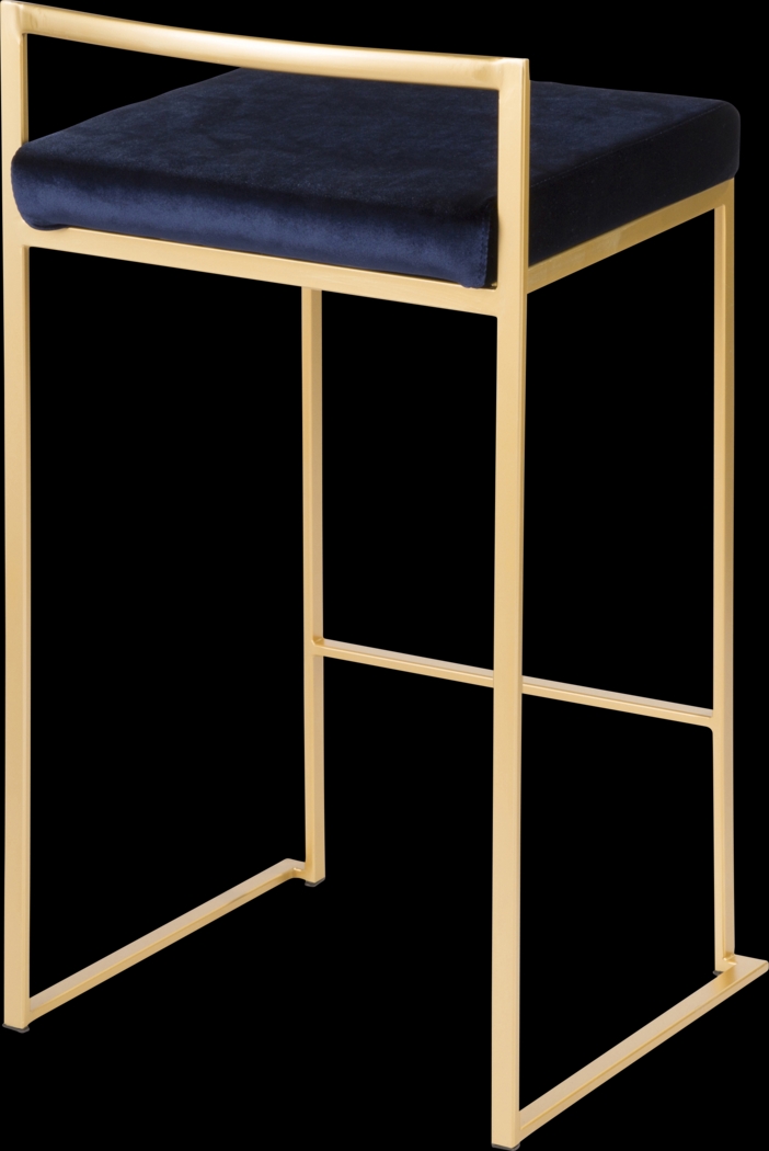 Sora VII Blue Counter Height Stool, Set of 3 - Thumbnail - Image 9