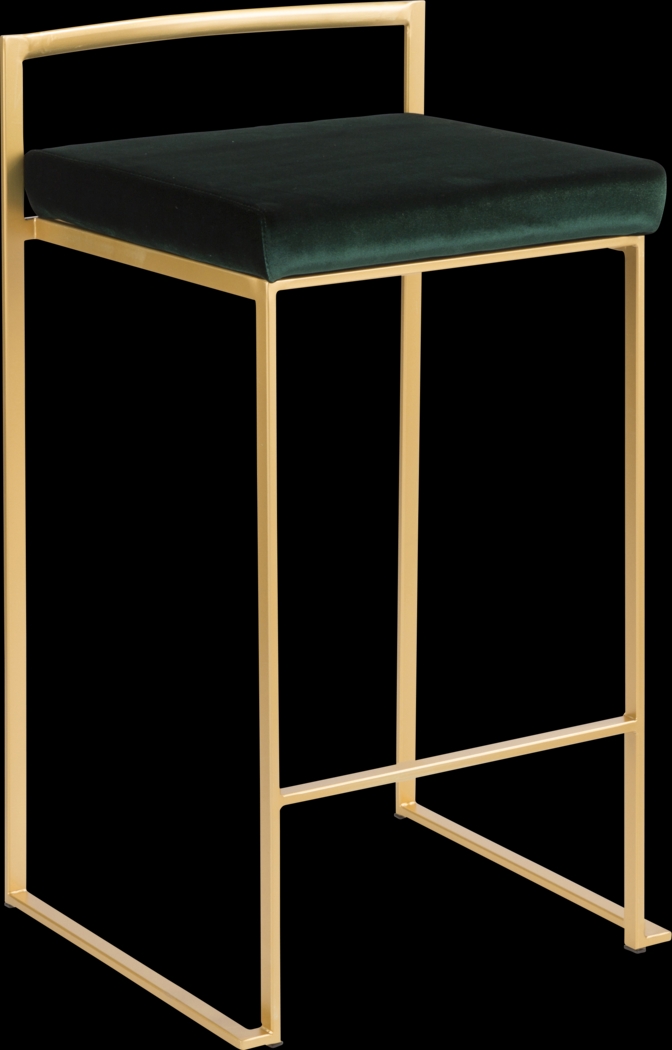 Sora VII Green Counter Height Stool, Set of 3 - Thumbnail - Image 8