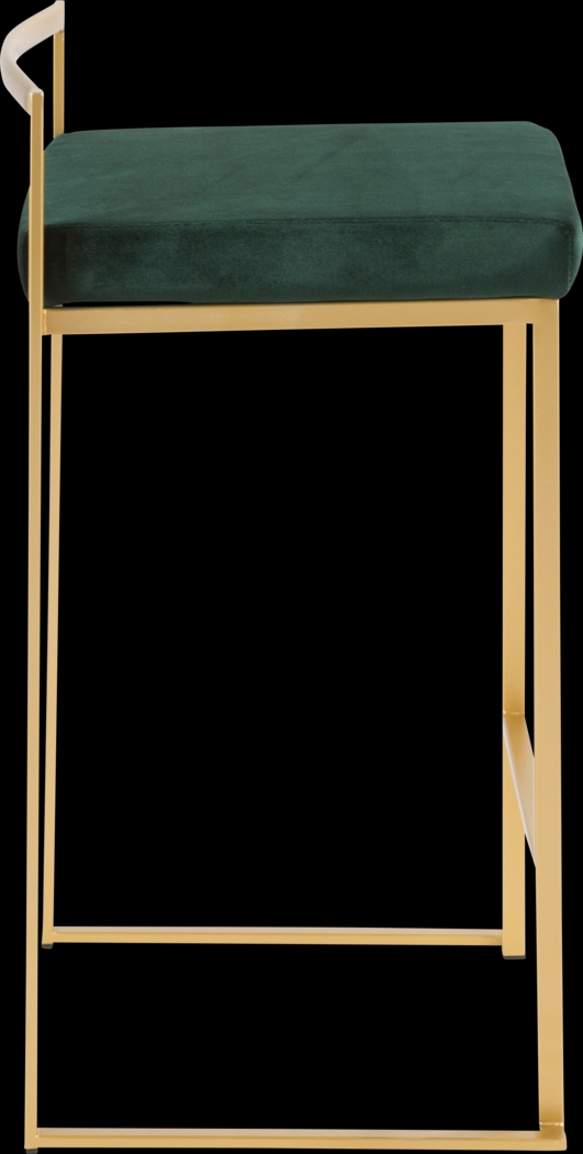 Sora VII Green Counter Height Stool, Set of 3 - Thumbnail - Image 9