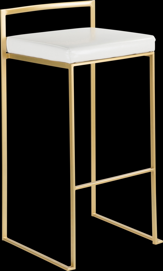 Sora White Barstool, Set of 3 - Thumbnail - Image 3