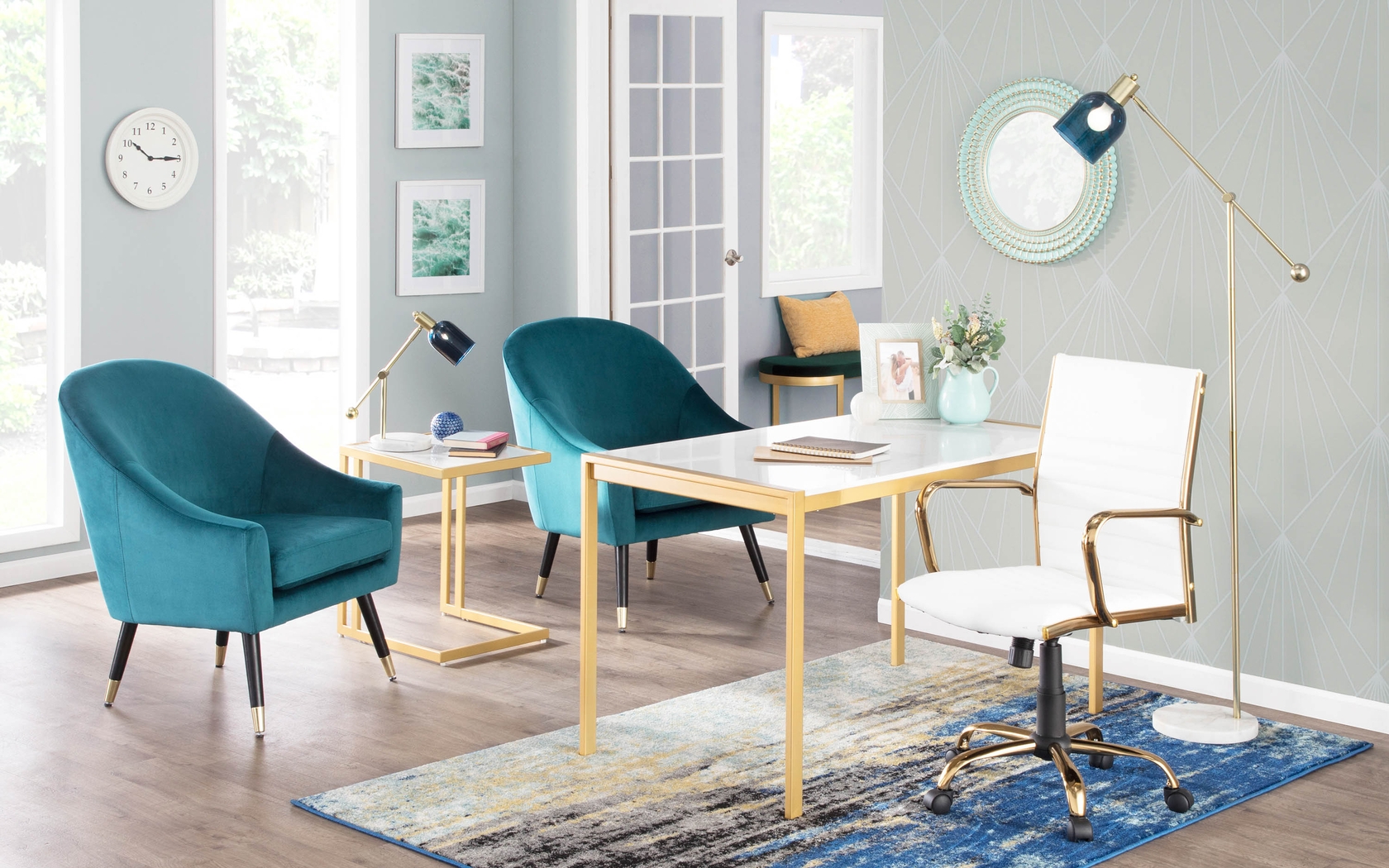 Sora White Dining Table - Thumbnail - Image 4