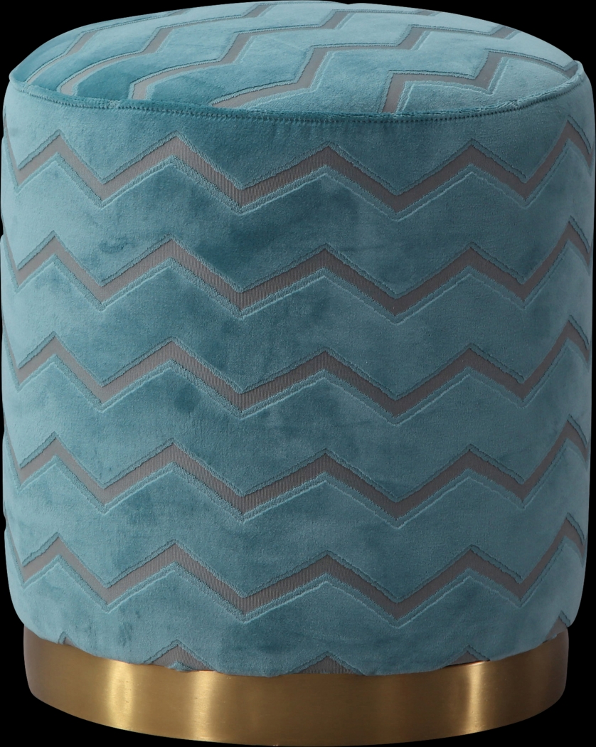 Soraya Blue Ottoman - Thumbnail - Image 1