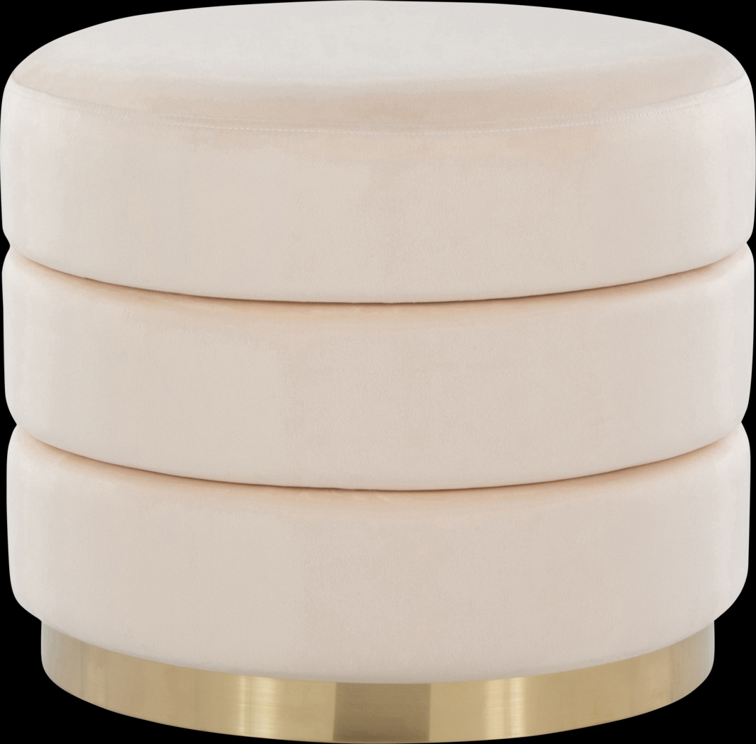 Sorbonne Cream Ottoman - Thumbnail - Image 1