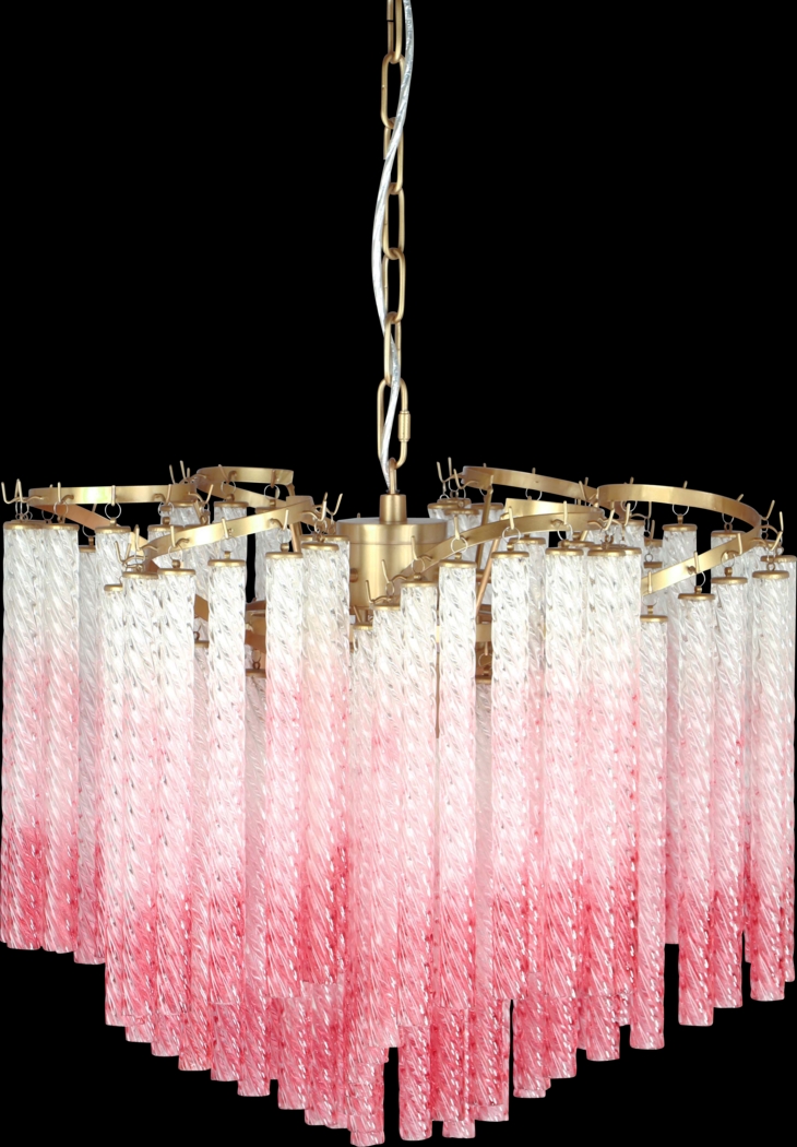Sorolla Shade Pink Chandelier - Thumbnail - Image 2