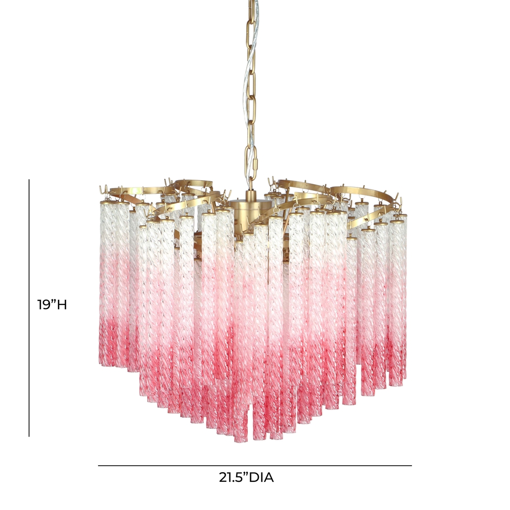Sorolla Shade Pink Chandelier - Thumbnail - Image 6