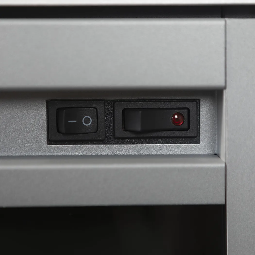 Sorrell White 52 in. Console with Electric Fireplace - Thumbnail - Image 6