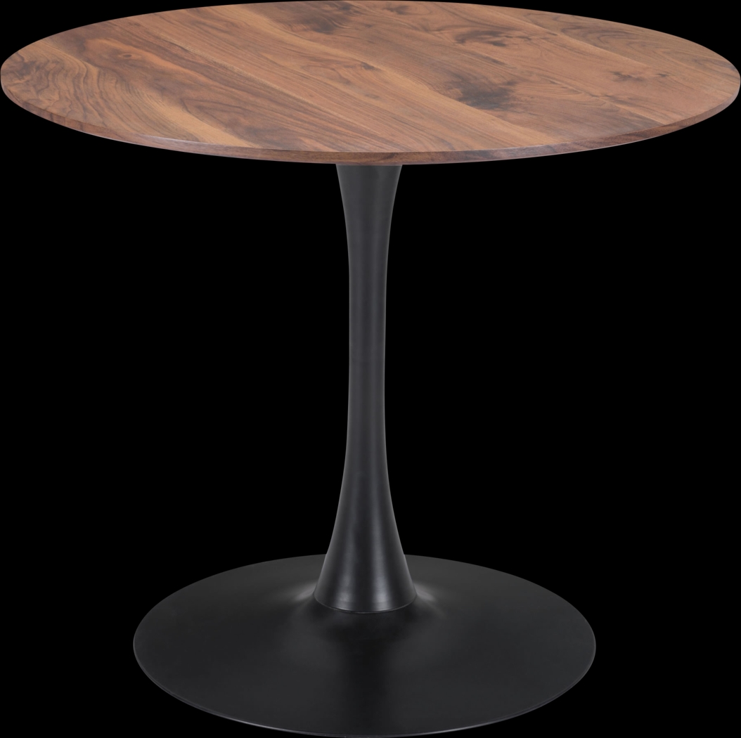 Sosie Brown Round Dining Table - Thumbnail - Image 1