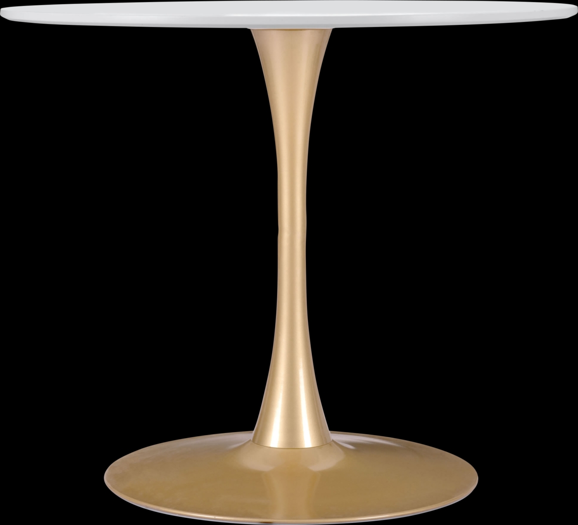 Sosie Gold Round Dining Table - Thumbnail - Image 3