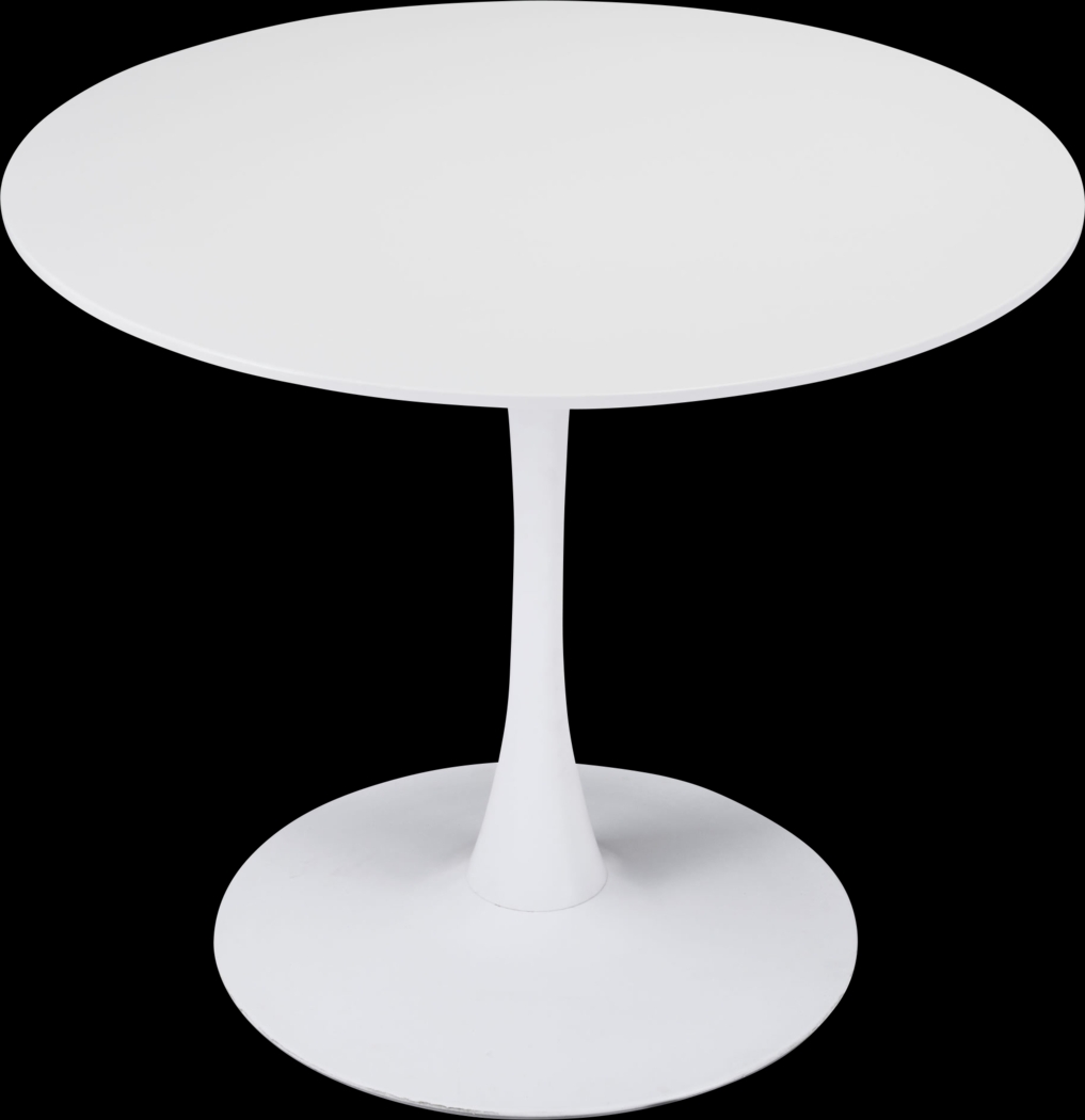 Sosie White Round Dining Table - Thumbnail - Image 3
