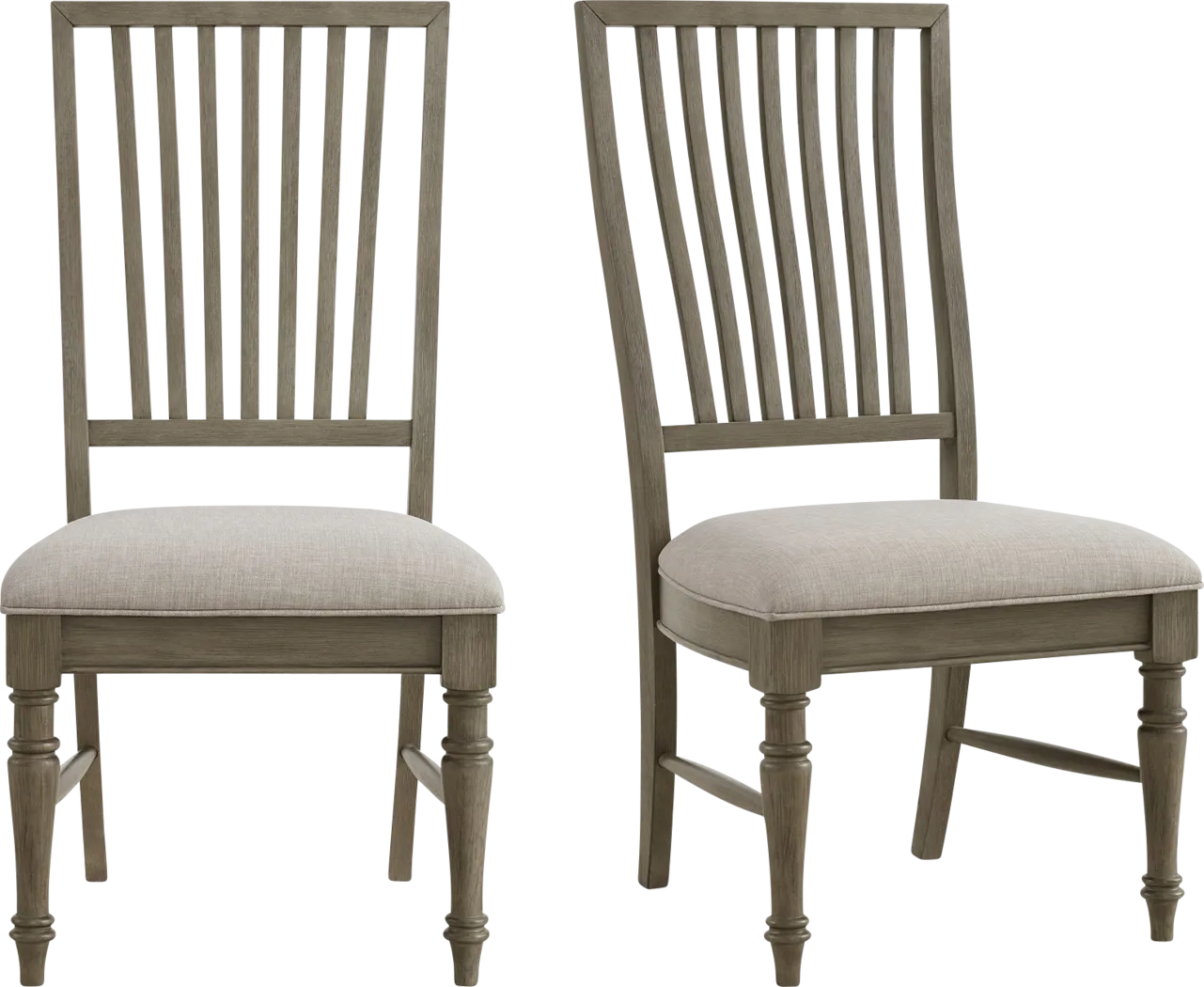 Sotemeit Gray Side Chair, Set of 2 - Thumbnail - Image 1