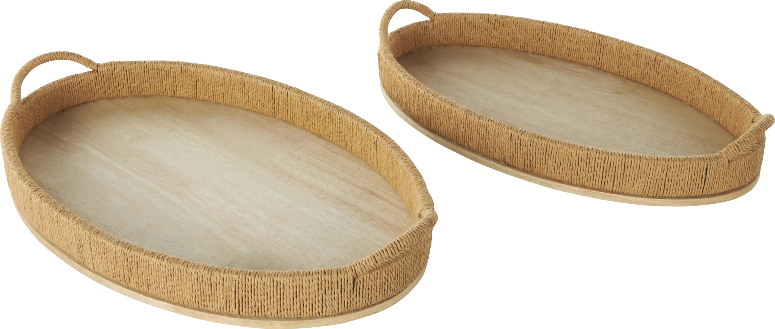 Sothea Brown Tray, Set of 2 - Thumbnail - Image 9