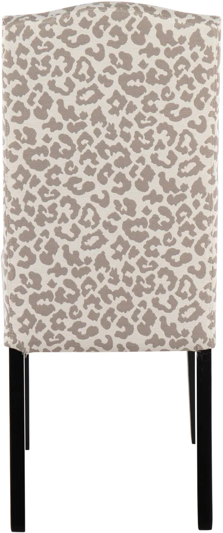 Sothel Gray Leopard Dining Chair - Thumbnail - Image 4