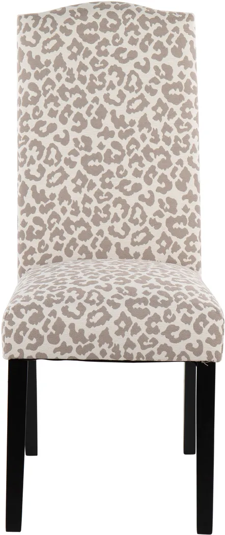 Sothel Gray Leopard Dining Chair - Thumbnail - Image 5