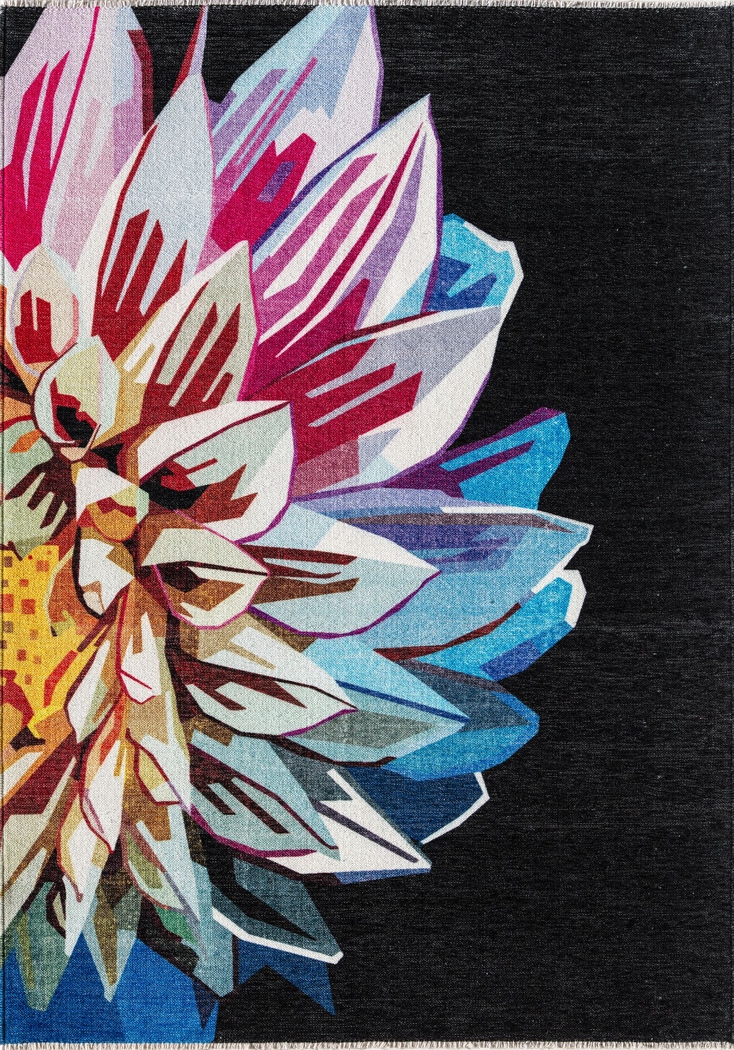 Sotidala Black/Multi 7'10 x 10' Rug - Thumbnail - Image 1