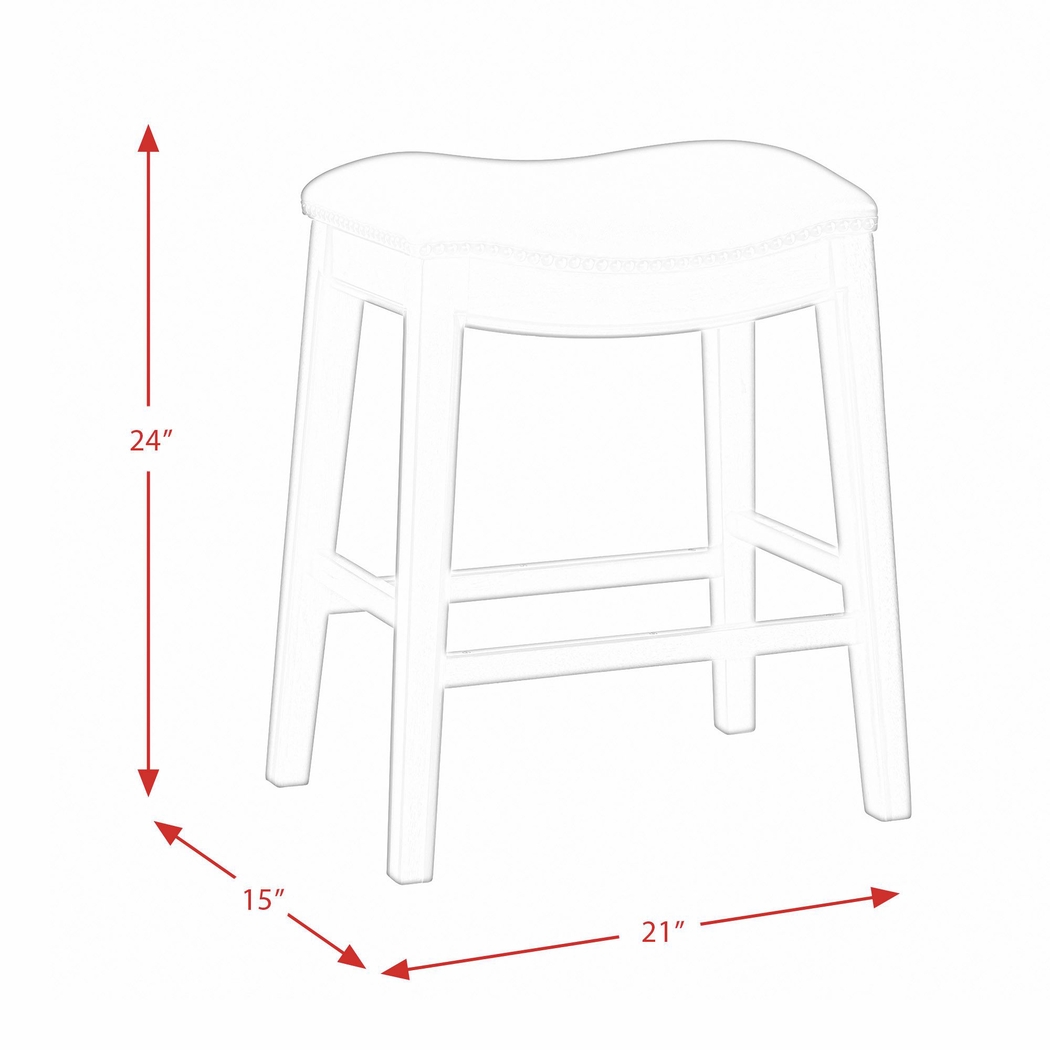 Soulbit Brown Counter Height Stool - Thumbnail - Image 3