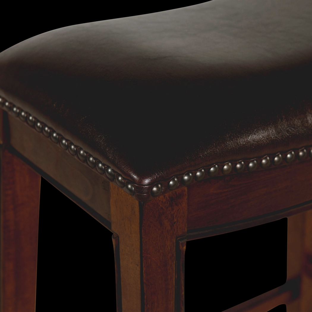 Soulbit Brown Counter Height Stool - Thumbnail - Image 6