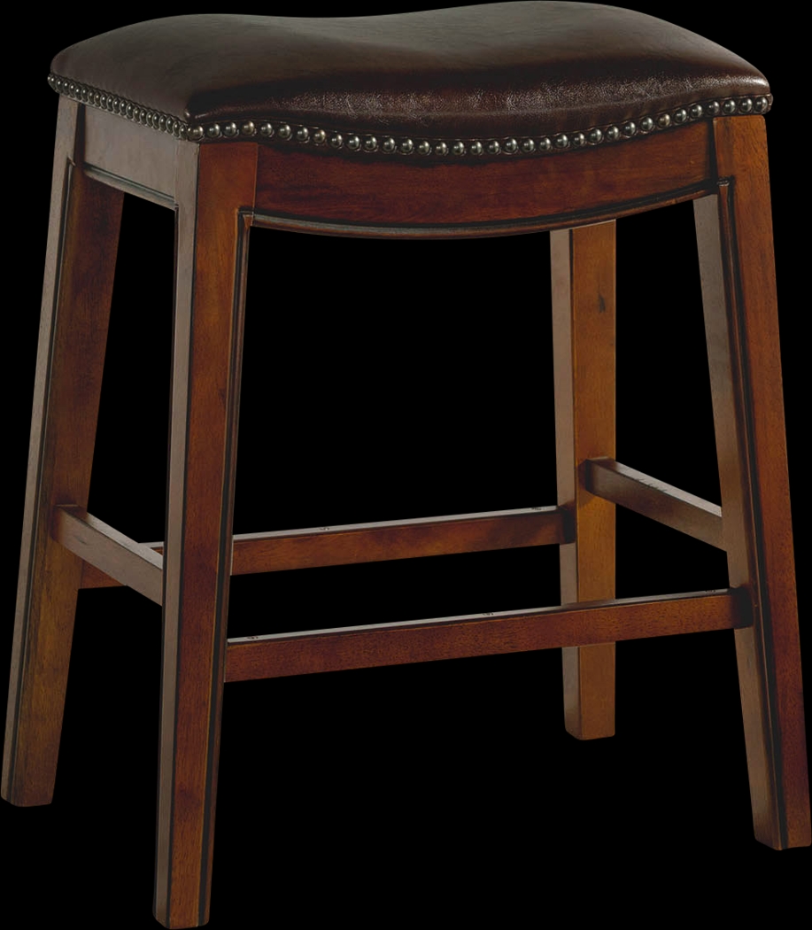 Soulbit Brown Counter Height Stool - Thumbnail - Image 1