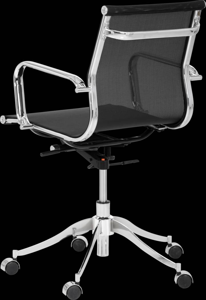 Soule Black Office Chair - Thumbnail - Image 2