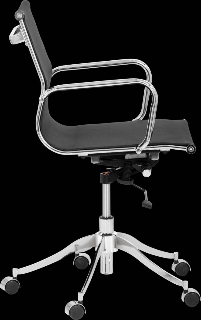 Soule Black Office Chair - Thumbnail - Image 3